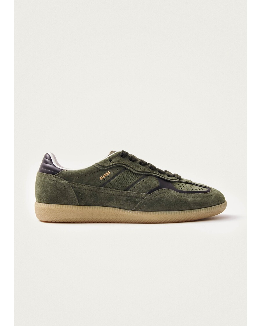 Alohas Tb.490 Rife Dusty Olive Leather Sneakers